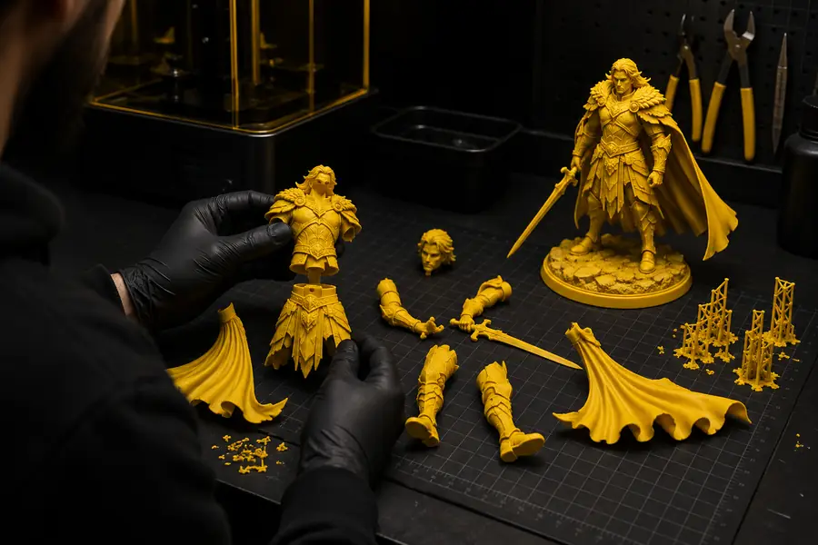 STL mesh preview ready for slicing