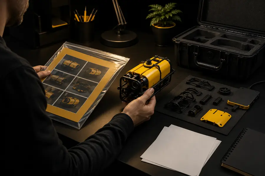 Reviewed 3D asset prepared for a controlled workflow